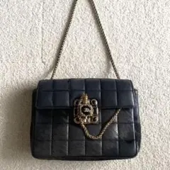 【希少品】CHANELシャネル ハンドバッグ 天然毛皮 ハラコ ヴィンテージ風