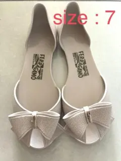 Ferragamo フェラガモ フラット サンダル シューズ ラバーサンダル