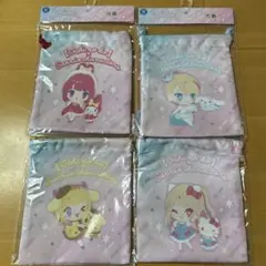 新品未使用　サンリオ　推しの子✖️サンリオキャラクターズ　巾着　4個セット