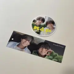 キンプリ ドームお祝い特典 丸型シール クリアしおり