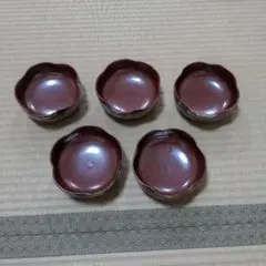 唐津焼 小鉢揃(色唐津)