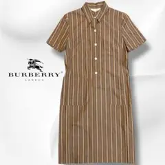 希少✨Burberrys バーバリーズ　半袖シャツワンピース　Y2K レトロ　S