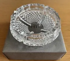 【新品未使用】HOYA CRYSTAL クリスタル灰皿 ASHTRAY