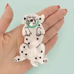 ククシュゼット　ダルメシアン　ヘアクリップ
