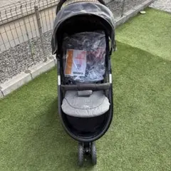 jole ベビーカー　ライトトラック　エア　取り説付き　雨カバー新品未使用