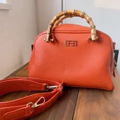 【美品♥】BAYFLOW♥オレンジ♥レザー♥ショルダーバッグ