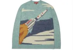 トップス Supreme Rocket Sweater Blue Supreme Rocket Sweater Blue XL