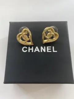 新年限定価格CHANEL ハートピアス ヴィンテージ