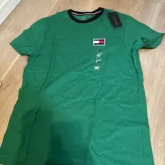 【新品】TOMMY HILFIGER グリーン Tシャツ XS