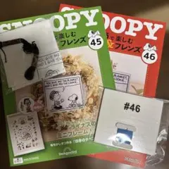 デアゴスティーニスヌーピー刺繍キット #46#45