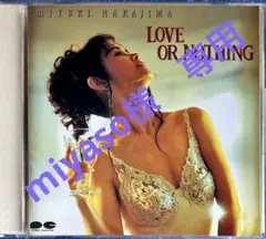 【CD】中島みゆき★LOVE OR NOTHING