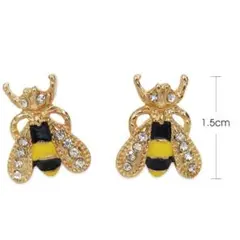 ★新品未使用★ ❤️❤️蜂 ピアス 両耳用 ハチ❤️❤️