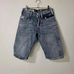 G-STAR 29 ライトブルー デニム ショートパンツ