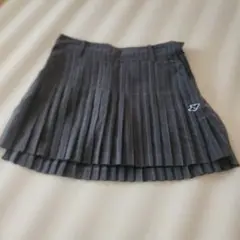 パーリーゲイツゴルフ用プリーツスカート グレー