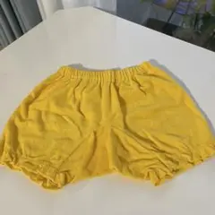黄色のかぼちゃパンツ　80