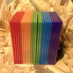 DVD ケース 空 カラフル 25枚 各色×5枚