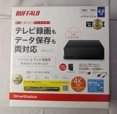 【美品】BUFFALO HD-EDS4U3 4TB 外付けハードディスク
