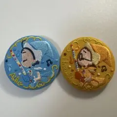 おジャ魔女どれみ 刺繍缶バッジ あいこ はづき