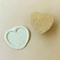 ハートリネン シーリングスタンプ ヘッドのみ 24×25ｍｍ