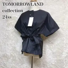 新品タグ付 トゥモローランドコレクション　コットンギャバジン ベルテッドシャツ