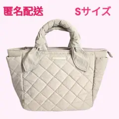 匿名配送　キルティング　トートバッグ　ベージュ　Sサイズ　ショルダー　新品