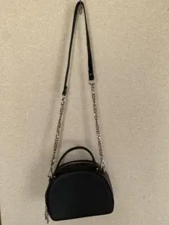 【美品】MIXX DAVID ショルダーバッグ ブラック チェーン付き