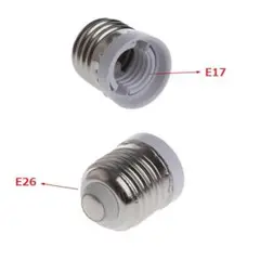 電球ソケット　E26→E17変換アダプタ　4個1組