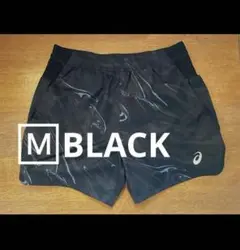 極美品・アシックス ランニング マルチポケット5インチパンツ M ランパン