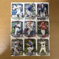 2025 topps bowman MLB ９枚セット