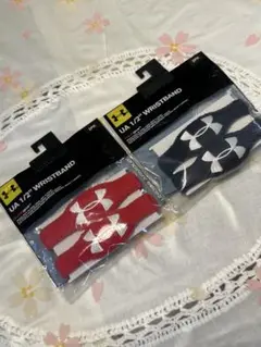 Under Armour UA 1/2" Wristband 2PK ×2set