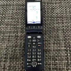 【美品】ドコモ携帯 F08C ガラケー　ネイビー