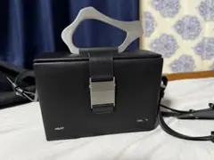 美品 エリオットエミル 箱型ショルダーバッグ ハンドバッグ レザー 2way HELIOT EMIL (エリオット・エミル) レザー ショルダー ボックス