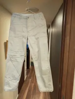 美品　fujito ライトベージュ ワークパンツ　フジト
