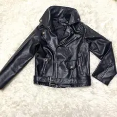 ライダースジャケット ブラック
