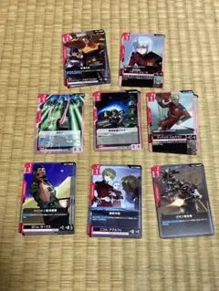 ガンダムカードゲーム GTC 赤 コモン 全種類セット 4枚セット