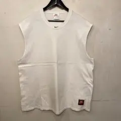 90's USA製 NIKE フロントワンポイント刺繍 ノースリーブ ナイキ