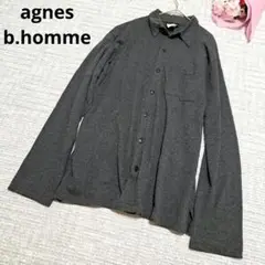 agnes b.homme アニエスベー ダークグレー ロングスリーブ シャツ