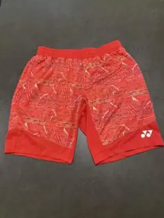 YONEX バドミントンパンツ Lサイズ レッド