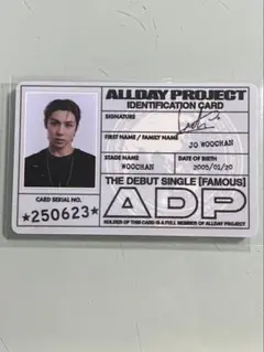 ALLDAY PROJECT IDカード ウチャン