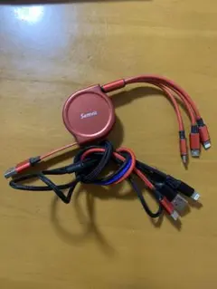 充電ケーブル　typeC typeB lightning