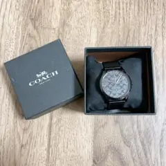 COACH バクスターウォッチ クォーツ 腕時計 ブラック