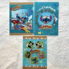 リロ&スティッチ　東京ディズニーランド　クリアファイル　3枚セット