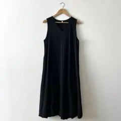 しまむらHK DESIGN STUDIO ワンピース　ブラック　ノースリーブ　M