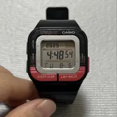 CASIO デジタル腕時計 ブラック/ピンク スポーツ
