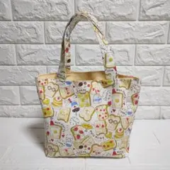 食パン柄トートバッグ　✻ハンドメイド✻
