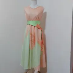 着物リメイクワンピース♪57♪ 総絞り