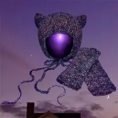 被る猫耳ベッド&アームウォーマーセット〜purplex2ver.〜