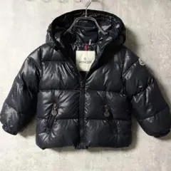 【美品】モンクレール 90cm相当 ダウンジャケット ネイビー 正規品