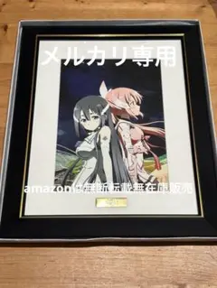 乃木若葉は勇者である　bunbun キャラファイングラフ　複製原画 結城友奈は勇者である 乃木若葉 BUNBUN先生箔押し複製キャラ