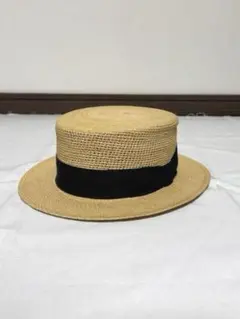 イタリア製Tesi パナマ カンカン帽 ベージュ 58サイズ 40%OFF】【アプト別注】Tesi テシ パナマハット CANOTTO M